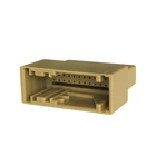 AMP 34 pin way sealed female connector and male pin plug pcb with right angle