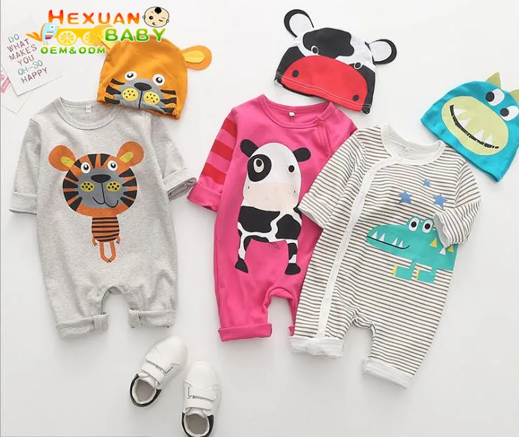 Wholesale Custom Autumn Winter Stylish Soft 100% Cotton Long Sleeve Cute Animal Print Baby Romper Clothing Sets
Wholesale Custom Autumn Winter Stylish Soft 100% Cotton Long Sleeve Cute Animal Print Baby Romper Clothing Sets