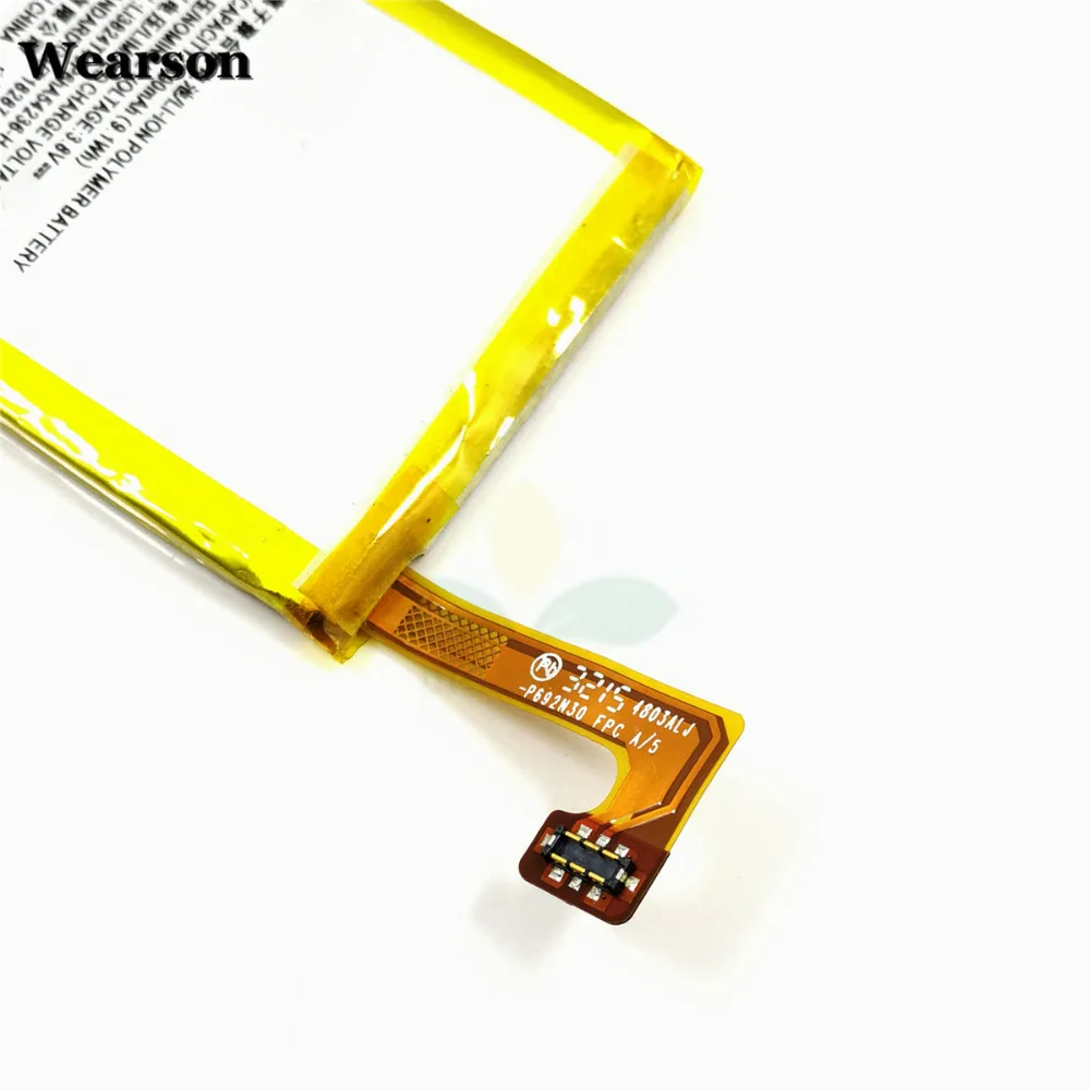 Wearson LI3823T43P6hA54236-H Battery For ZTE Blade S6 Nubia Z7 mini NX507J Battery 2380mAh Free Shipping With Tracking Number (3)