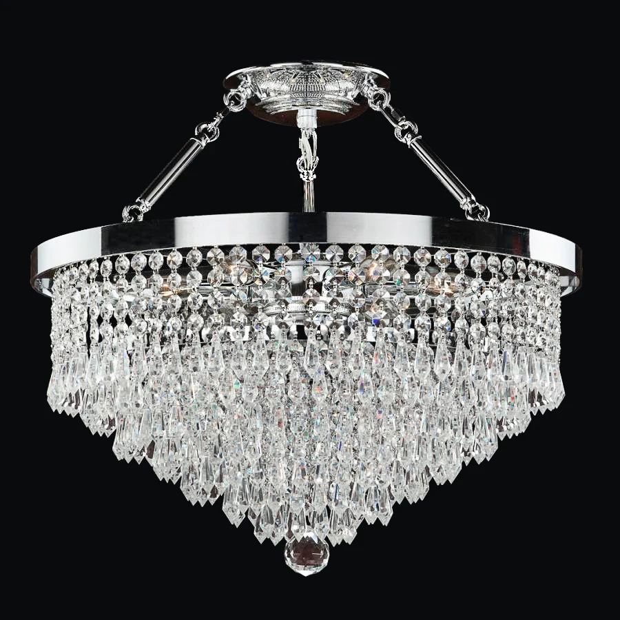 Großhandel niedrige decke kronleuchter aus kristall Kaufen Sie die