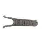 Cast iron home decoration hollow BOOT letters off the shoe