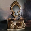 OE-FASHION High Class Italy Fancy Antique Golden Console Table