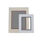 Wholesale 12x12 white cheap paper photo frame with backing board