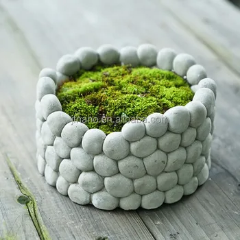 Creative Design Cement Flower Pots Square Concrete Planters - Buy