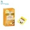 Wholesale health food lemon ginger tea instant ginger tea granules
