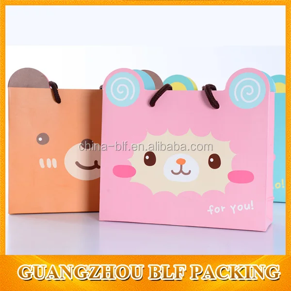 lovely presents packaging paper gift bag for children