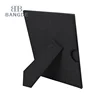 Black Granulated Leather 20x30 Picture Frame with Sixe Photo