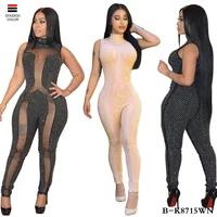 Sexy Plus Size See-Through Rhinestone Bodycon Jumpsuits Women Clothing 2019 B-K8715WN
Sexy Plus Size See-Through Rhinestone Bodycon Jumpsuits Women Clothing 2019 B-K8715WN