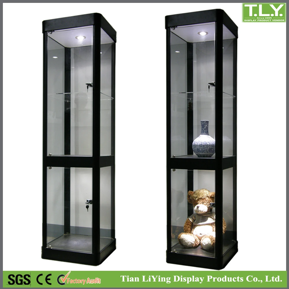 Clear Glass Display Vitrine Figurine Showcase Buy Glass