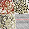 china factory wholesale pearl rivet 3mm mini rhinestone with rim for nail art