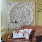 home interior grandly scaled rosette plaque
