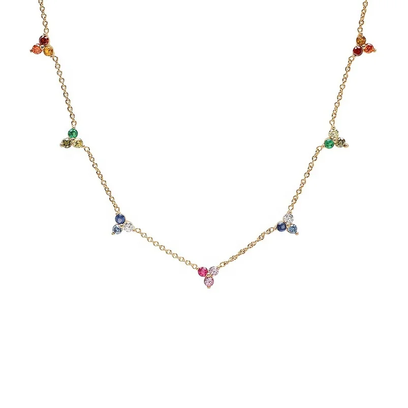 925 silver jewelry accessories fashion rainbow jewelry minimalist choker necklace
925 silver jewelry accessories fashion rainbow jewelry minimalist choker necklace