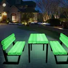 LED Plastic Bench illuminated LED Garden Bench Glowing Garden bench