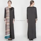 Hot sale latest abaya designs 2017 muslim dress black abaya