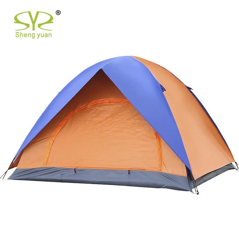 Shaoxing 2x2 Meter 3-4 Person 2 Dtorey Tent Waterproof Tent Outdoor Large Family Camping Tent