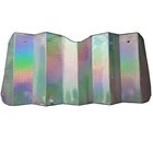 foldable laser car sun shade cardboard filled car window shade sun shield