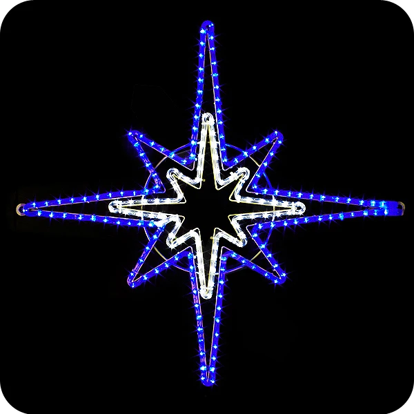 Commercial Grade Outdoor Christmas Star Rope Led Motif Light Buy