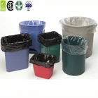 2016 Factory wholesale PE trash bag disposable garbage bag roll plastic bin bag