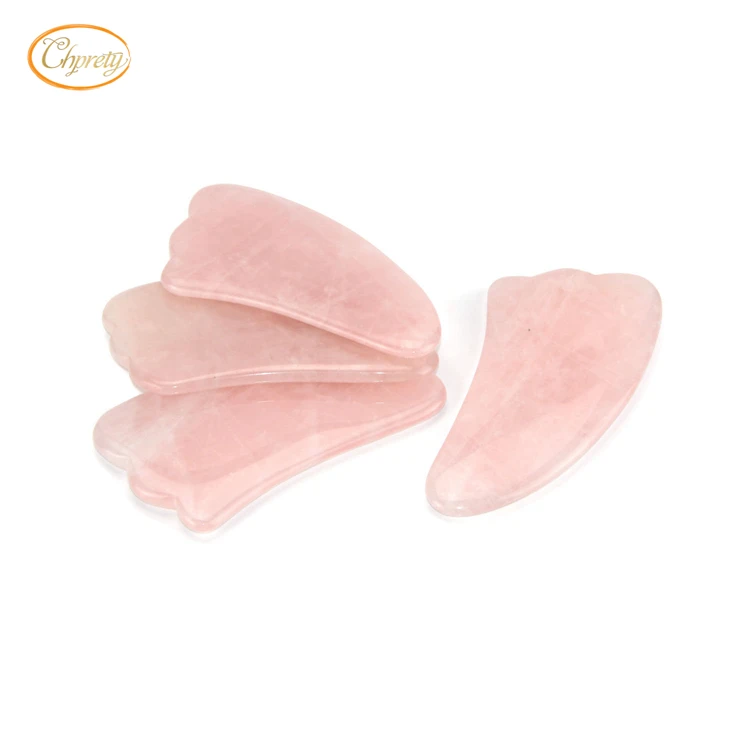 2019 best selling beauty real natural rose quartz stones jade roller face and body massager products