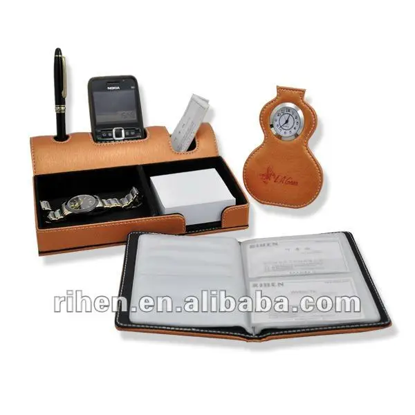 buy cheap china leather business gift products