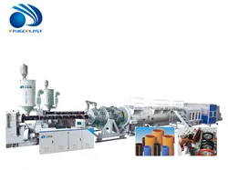 Pvc Fiber Reinforced Conical Twin Extruder/double Screw Extruder Plastic Pipe Price List Extrusion PPR Pipe Making Machine