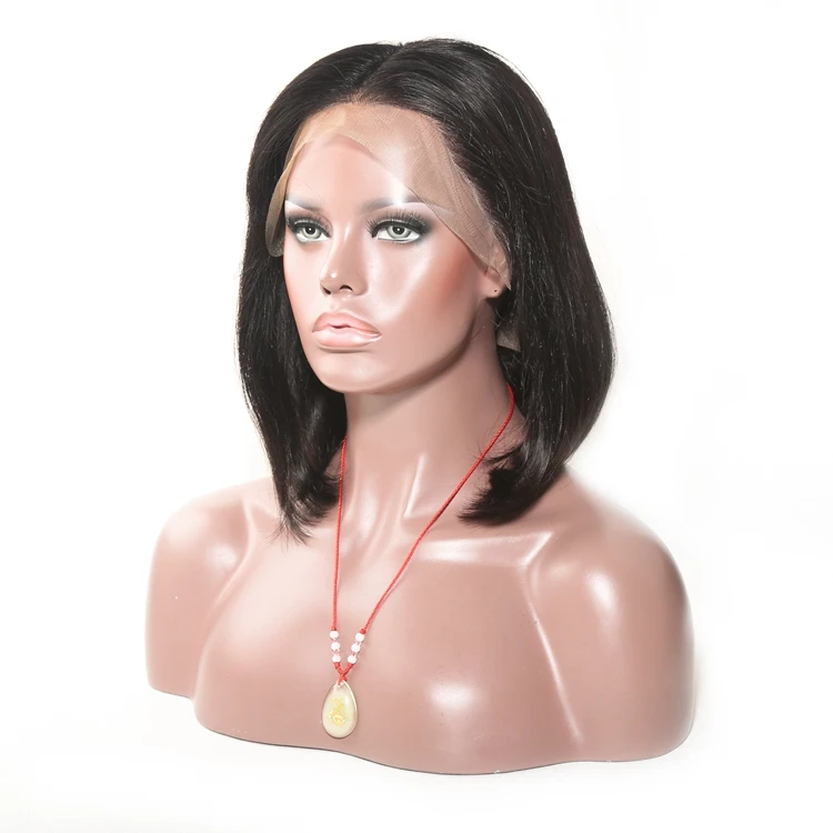 JP Brazilian Virgin Hair Lace Front Short Bob Wig Straight Middle Part Machine Made Human Hair Wigs, Natural color
JP Brazilian Virgin Hair Lace Front Short Bob Wig Straight Middle Part Machine Made Human Hair Wigs, Natural color