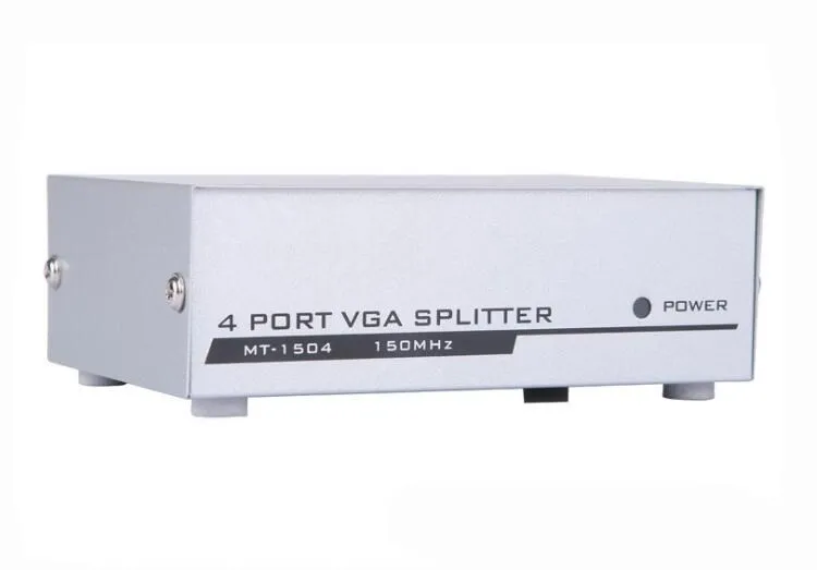 高品質ホワイト150 mhz 1で4アウトポートvgaスプリッタ用hdビデオ仕入れ・メーカー・工場