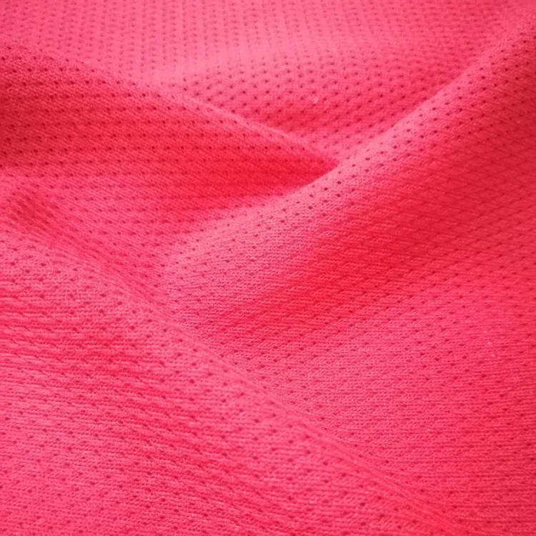 100 poliéster de secado rápido de tricot micro tela de malla para la nba jersey