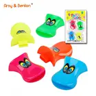 2019 New Cartoon funny Plastic Toy Duck Mouth Plastic Whistle Toy for sports game cheering