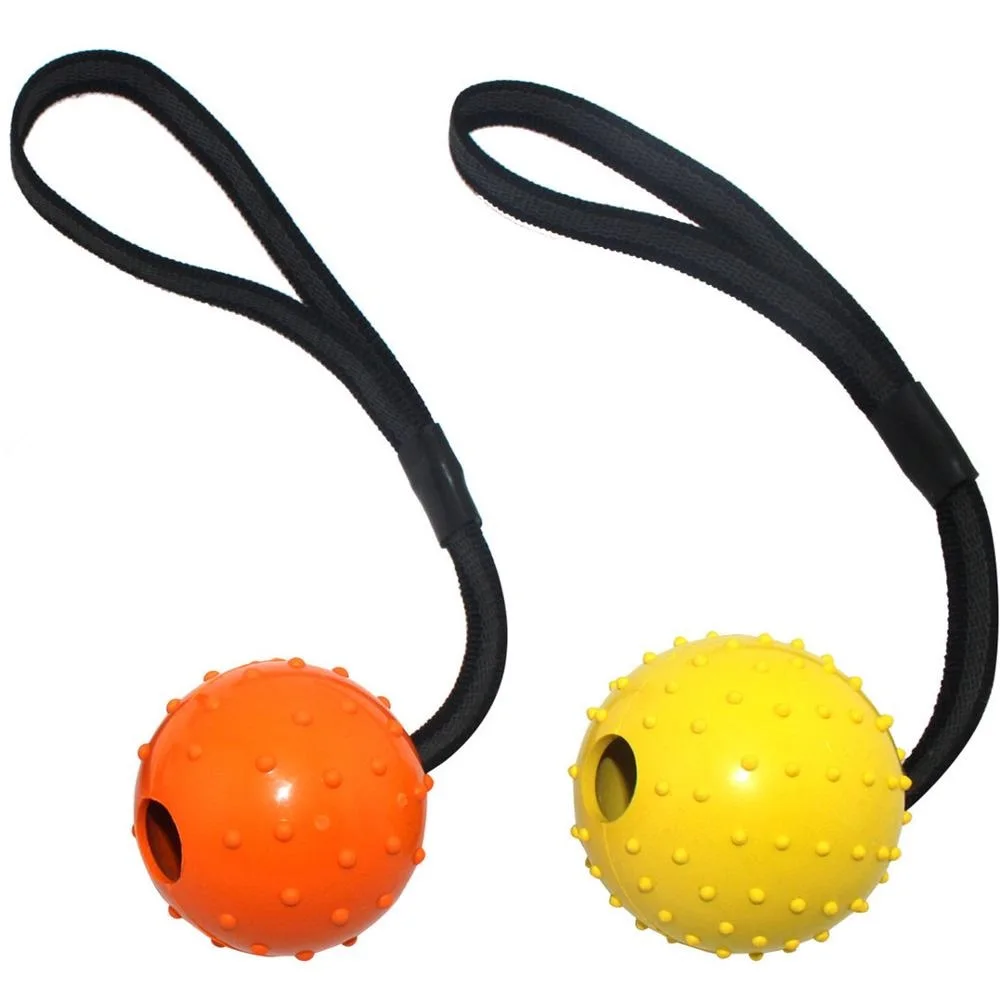 High Quality Multiple Color Natural Rubber Dog Toy Ball On A Strap Rope Pet Dog Training Toys
High Quality Multiple Color Natural Rubber Dog Toy Ball On A Strap Rope Pet Dog Training Toys