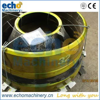 Metso cone crusher spare parts liner and mantle for GP100,GP200,GP300,HP200,HP300 etc