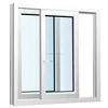 Residential double glazing soundproof sliding windows white pvc/upvc windows