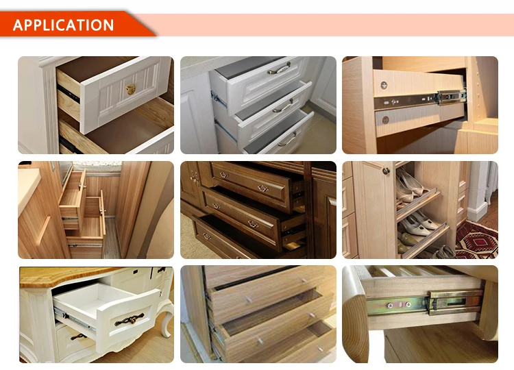 Full extension soft close under mount drawer slides