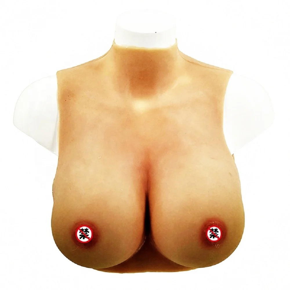 High Collar Transgender Crossdresser Silicone Bra Cups Breast Forms Artificial Boobs With E cup, Skin color
High Collar Transgender Crossdresser Silicone Bra Cups Breast Forms Artificial Boobs With E cup, Skin color
