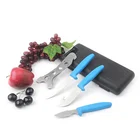 4 pcs Outdoor Camping Hunting Mulit Tools Kit Survival Knife Set