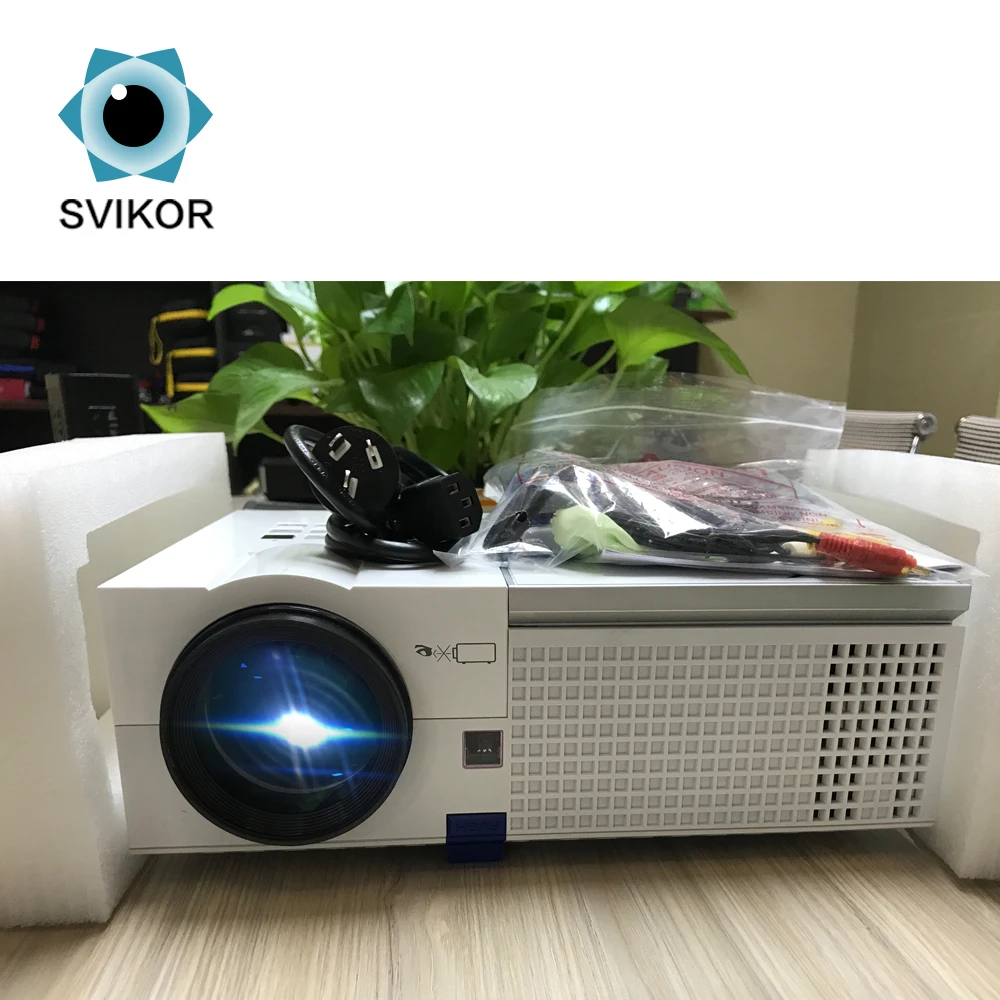 Svikor China 3D Mini Multimedia Wifi Best Video Projector 4000 Lumens, White/black
Svikor China 3D Mini Multimedia Wifi Best Video Projector 4000 Lumens, White/black