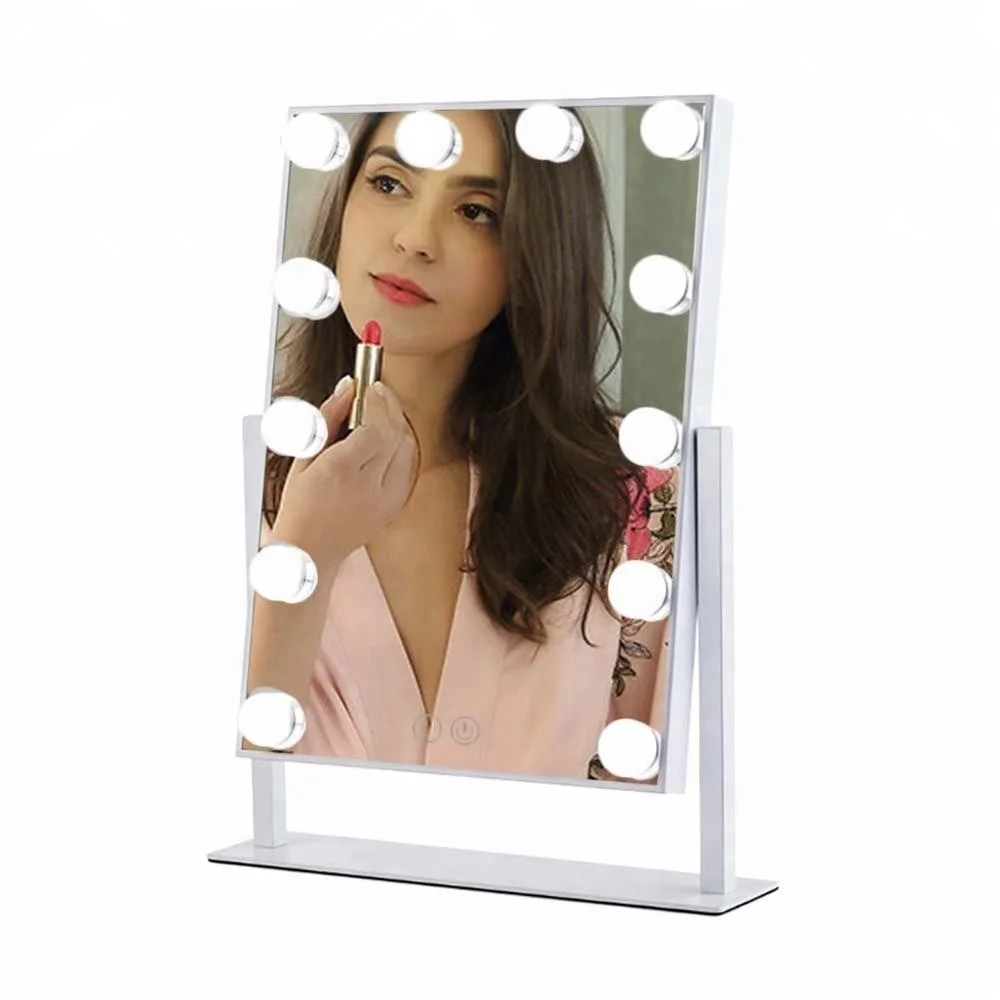 2019Hollywood Makeup Vanity Mirror with Light Tabletops Lighted Mirror with LED Illuminated Cosmetic Mirror with Dimmable Bulbs, Black/gold/pink/silver/red/customized color
2019Hollywood Makeup Vanity Mirror with Light Tabletops Lighted Mirror with LED Illuminated Cosmetic Mirror with Dimmable Bulbs, Black/gold/pink/silver/red/customized color