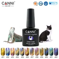 

New CANNI nail art 7.3ml 12 colors metal mirror effect magnetic nail polish gel chameleon 9d cat eyes uv gel polish nail enamel