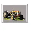 Printed Painting Framed Painting Wall Art Old Tractor Painting on Canvas