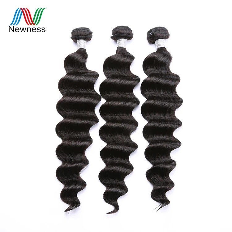 Directly From Factory unprocessed cuticle aligned virgin hair loose wave bundles raw loose wave, Natural color