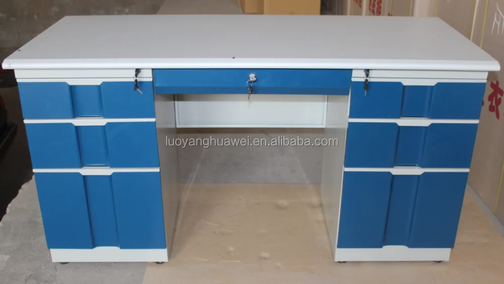 MDF top Steel Reception desk