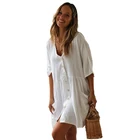 2019 new product hot sale Swimwear Bikini Beach Cover Up loose beach dress