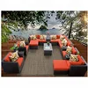 17 piece extra large sectional sofa luxury living outdoor furniture