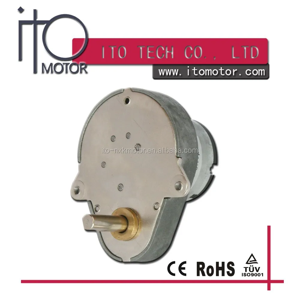 high torque small electric motors /48mm geared dc motor 12 volt / 24 volt geared motor with 10rpm