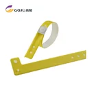 GJ-6070 PVC Material Adult Size Waterproof type pvc wristband ,vinyl wristband, custom wristband
