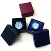 Hot Sale Watch Gift Rectangle Cardboard Watch Box Cases With Pillow Packing Gift Boxes