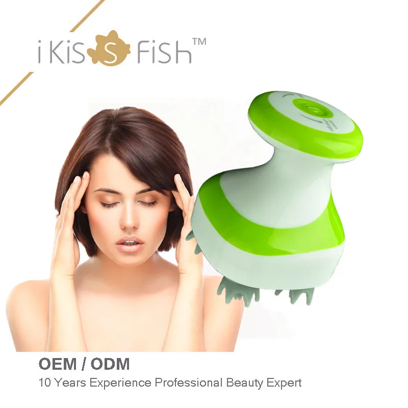 Pressure relief portable green head massager for promotion