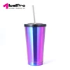 New design quality tumbler Stainless steel vacuum coffee mug U-shaped double wall car water cup Custom Logo for business gift