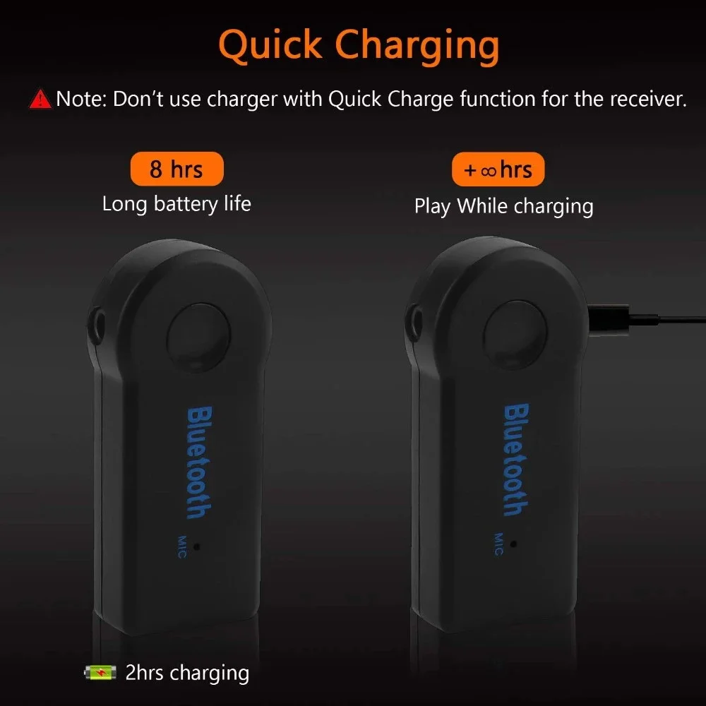 FancyTech BT Car Kit Handsfree 3.5mm Car AUX Audio Music Receiver Adapter - ANKUX.COM