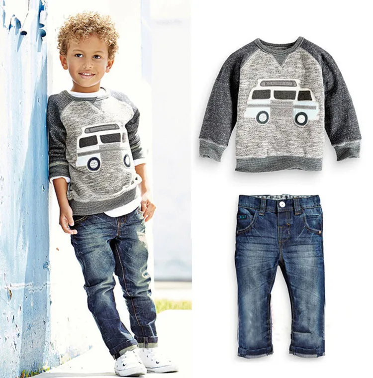 denim attire for kids